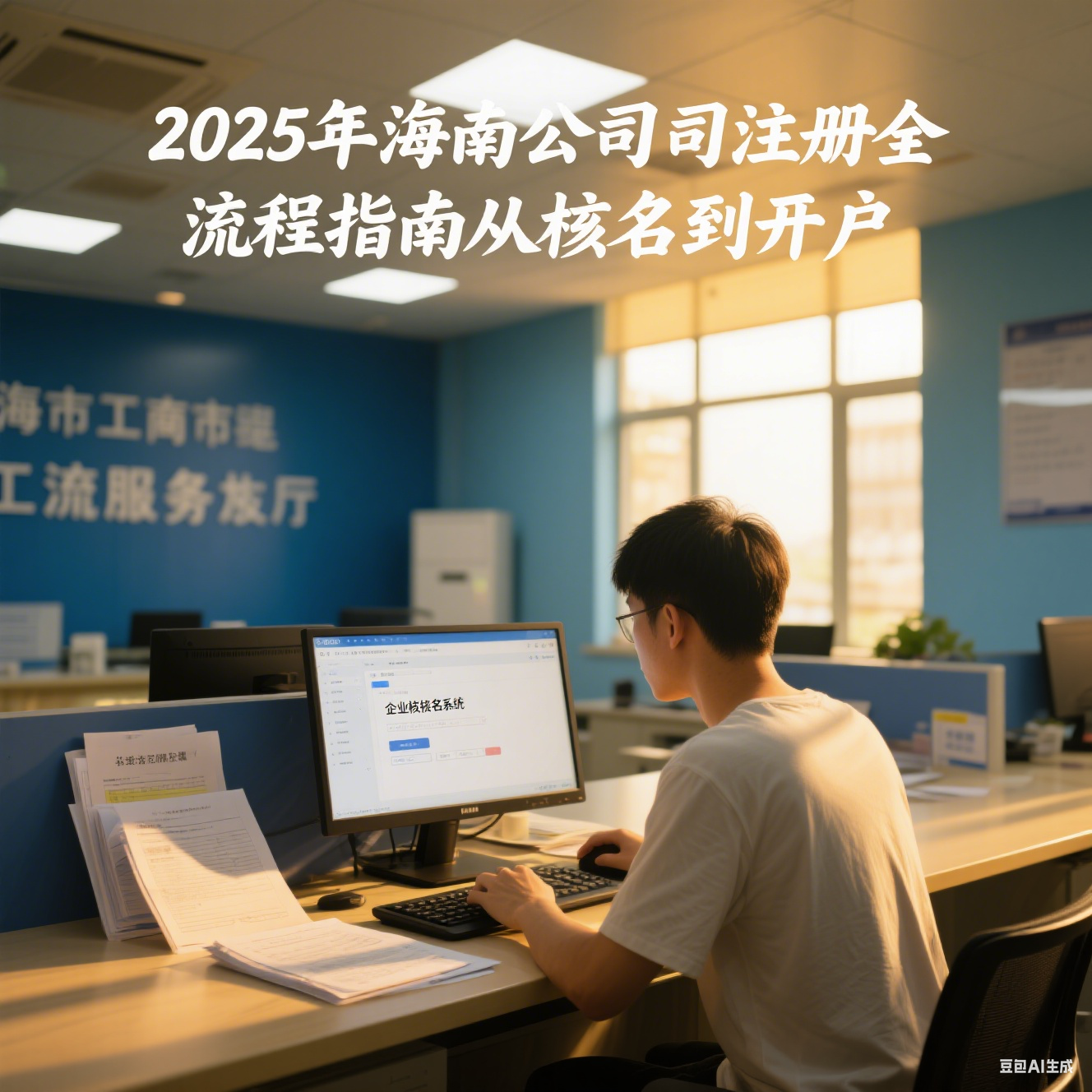 2025年海南公司注册全流程指南从核名到开户，新手必看